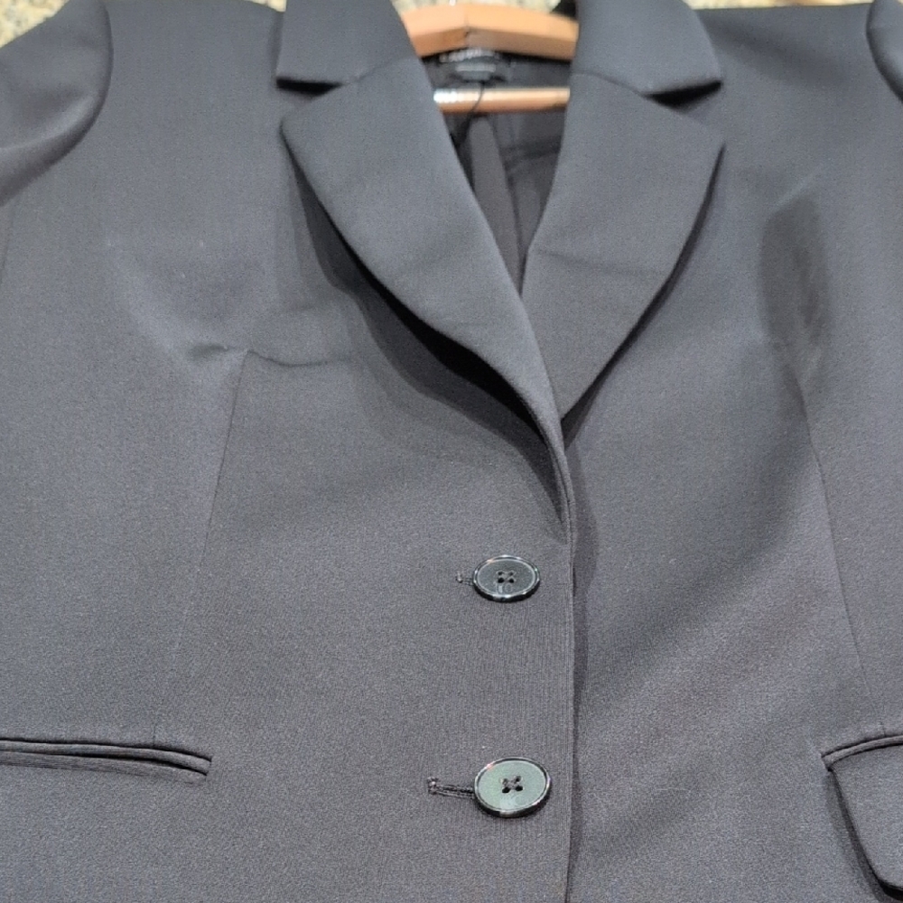 Express Black Supersoft Blazer Two Button - image 7